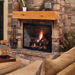 Radiant Wood Burning Fireplace with Traditional Refractory Lining, Biltmore, Majestic, 36", 42", 50", SB60