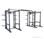 Pro Clubline Power Rack Double Rack/Extension w/ Monkey Bar, Body Solid, SPR1000DBBack