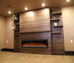 Allwood Main Wall System For Spectrum Slimline 60" Electric Fireplace, Modern Flames, AFWS-MAIN-CS