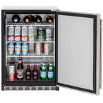 Deluxe Outdoor Refrigerator, 24", 5.3 Cubic Feet, Summerset Grills, SSRFR-24D