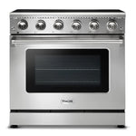 36" Professional Electric Range, Stainless Steel, Thor Kitchen, 5-Element Cooktop, HRE3601
