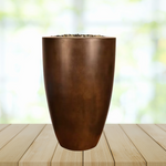 Outdoor Tall Fire Vase, Legacy Series, Archpot, Round, 24"X36", FGLEGRD24X36-FB