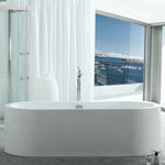 White Acrylic Tub, No Faucet, 66", Legion Furniture, WE6847