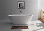 White Matte Solid Surface Tub,No Faucet, 70.1", Legion Furniture, WJ8619-W