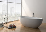 White Matte Solid Surface Tub,No Faucet, 65", Legion Furniture, WJ8628-W