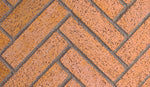 Superior Warm Red Split Herringbone Brick Liner, Masonary, 48", Superior, MOSAIC48WRSH