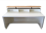 White Memphis Reception Desk - RCS