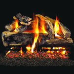 Vented Charred Cedar Gas Log Set , 30", Real Fyre, CR-30