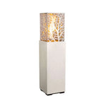 Magnolia Lantern, 16”w x 16”d x 66”h, American Fyre Designs