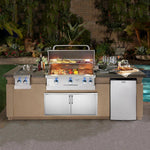 3-Burner Built-In Propane Gas Grill With Rotisserie, American Outdoor Grill, "L" Series, 30", 30PBL