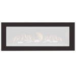 Basic Trim and Safety Barrier For Austin 65" Gas Fireplace, Sierra Flames, 65", AUSTIN-SB