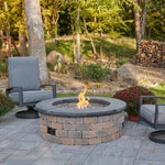 Bronson Gas Fire Pit Kit, Round , 52", The Outdoor GreatRoom Company, BRON52-K