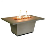 Cosmopolitan Rectangle Firetable, Chat Height, 54”w x 36”d x 24”h, American  Fyre Designs