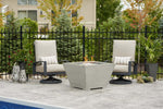 Cove Gas Fire Pit w/Battery Powered Spark ignition,  Cast, Square, 37.25x37.25", The Outdoor GreatRoom Company, CV-2424DSI