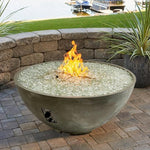 Cove Gas Fire Pit w/Battery Powered Spark ignition, Round, Cast, 42", The Outdoor GreatRoom Company, CV-30