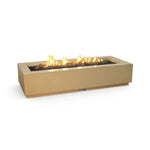 Louvre Long Rectangle Fire Pit w/ FyreStarter Ignition System, 72¼”w x 30¼”d x 15¼”h, American Fyre Designs