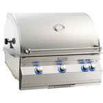 Aurora Built-In Gas Grill With Rotisserie & Analog Thermometer, Natural Gas, 30", Fire Magic,  A660I-8EAN