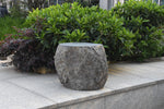 Elementi Boulder Seat, Gray, Round, Concrete, 18.1", ONE01-102