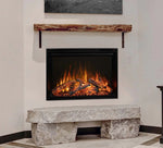 RedStone Built-In Electric Fireplace, Modern Flames, 26", 30", 36", 42", 54"