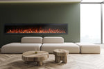 Orion Slim Heliovision Electric Fireplace 50" - 100" - Modern Flames