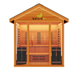 6 Person Hybrid Outdoor Sauna, Nature 8 Plus, Medical Saunas, N8PS