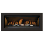 Stanford Deluxe Built-In Direct Vent Linear Gas Fireplace, Sierra Flames, 55", STANFORD-55G-LP-DELUXE