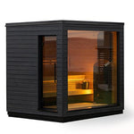 5 Person Pre-Assembled Outdoor Home Sauna, Garden Series, SaunaLife, SL-MODELG6