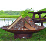 Concave Steel Fire Pit, 36", Seasons Fire Pits, 36CConcave