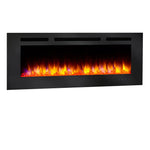 48" Allusion Recessed Linear Electric Fireplace, 5,000 BTU, SimpliFire, SF-ALL48-BK