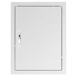 Summerset Vertical Access Door with Masonry Frame, Stainless Steel, 20x27", SSDV-20M