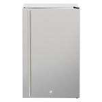 Summerset Refrigerator with Locking Door & Towel Bar Handle, Right Hinge, Stainless Steel , 21", 4.2c , SSRFR-21D