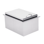 Summerset Grills  Drop-In Ice Bin Cooler W/ Removable Lid - 20 Lb. Ice Capacity, Stainless Steel, 16", SSIC-17