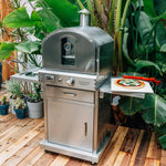 Summerset Grills Freestanding Natural Gas Outdoor Pizza Oven, Stainless Steel , SS-OVFS-NG / SS-OVFS-LP