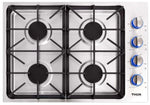 4-Burner Professional Drop-In Gas Cooktop, Stainless Steel, Thor Kitchen, 30", TGC3001