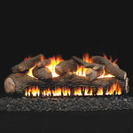 MP Mammoth Pine Vented Log Set, Natural Gas, See-Through, Real Fyre, MP-48