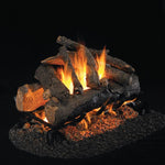 Vented Charred Series American Oak Top Gas Log, 30", Real Fyre, CHAO-30.