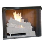 Fireplace, White Stacked Refractory Panels, VRE 4500 Series, 36", Superior, VRE4536WS