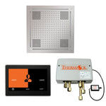 Digital Shower Valve, HyrdroVive Light, Sound, Rainhead, Square, ThermaTouch, 10", Shower Control Package, ThermaSol, WHSP10S