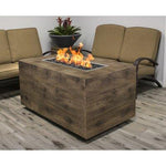 Catalina 48" 60" 72" 84" 96" 108" 120" Fire Pit - Wood Grain - The Outdoor Plus - OPT-CTL48