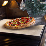 Ceramic Pizza Stone With Stainless Steel Tray, Blaze, 14.75", BLZ-PZST