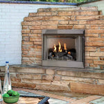 Carol Rose Millivolt Outdoor Traditional Fireplace with Log set OP42FP32M, 42-Inches - Empire