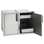 Premium Flush Enclosed Cabinet Storage With Drawers With Soft Close,  30", Fire Magic, 53930SC-22