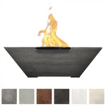 Lombard Concrete Gas Fire Bowl + Free Cover ✓ [Prism Hardscapes] w/ PH Igniter PH-439-FB, 29-Inches
