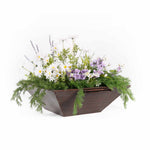 Maya Planter & Water Bowl 24" 30'' 36'' - Hammered Copper- The Outdoor Plus - OPT-24SCPW