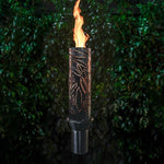 Tropical Outdoor Torch - Stainless Steel - Propane/Natural Gas - The Outdoor Plus - OPT-TT13M