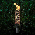 Honeycomb Outdoor Torch - Stainless Steel - Propane/Natural Gas -The Outdoor Plus - OPT-TT14M