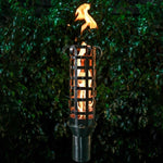 Woven Outdoor Torch - Stainless Steel - Propane/Natural Gas - The Outdoor Plus - OPT-TT16M
