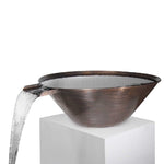 Remi Hammered Copper Water Bowl 31" - The Outdoor Plus - OPT-31RCWO