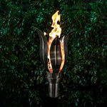 Flower Outdoor Torch - Stainless Steel - Propane/Natural Gas - The Outdoor Plus - OPT-TT8M