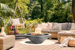 Embarcadero Concrete Gas Fire Pit Table + Free Cover ✓ [Prism Hardscapes] PH-419 - 48-Inch